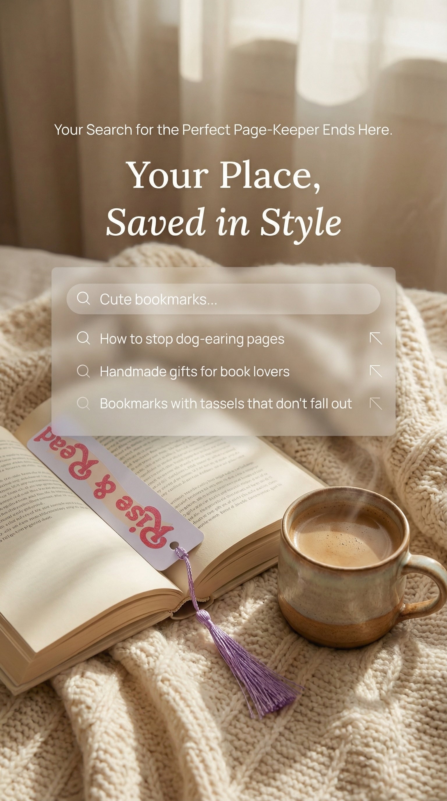 Rise & Read Bookmark